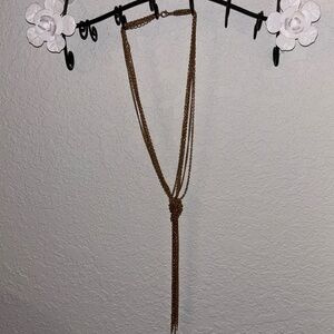 Gold chain necklace